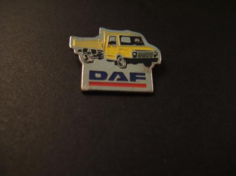 DAF 200 Turbo ( Freight Rover 200) bestelwagen geel